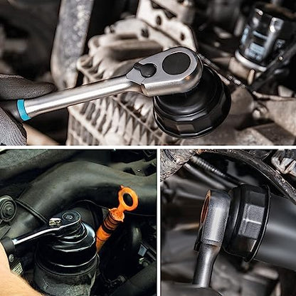 Three T Oil Filter Wrench, Oil Filter Tool For Polaris All Vehicles