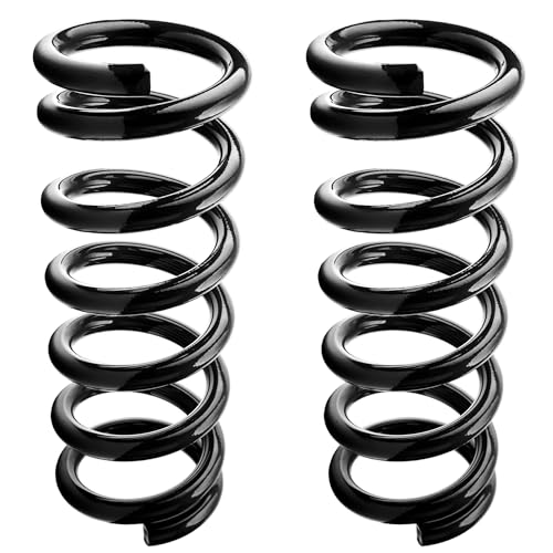 2" Front Drop Coil Spring Lowering Kit for 1999-2007 Chevy Silverado/GMC Sierra 1500 (2WD V8 Only), Black - color: black, size: 1999-2007 Silverado/Sierra 1500 2''Drop
