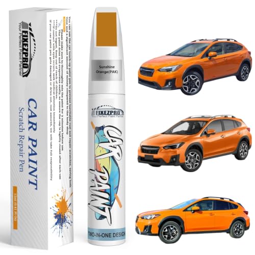 Sunshine Orange(PAK) Touch Up Paint for Subaru - color: PAK Sunshine Orange for Crosstrek, style: For subaru