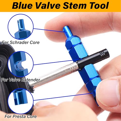 Valve Stem Removal Tool, Schrader Valve Removal Tool, Tires Repair Tool Kit - color: 35 PCS