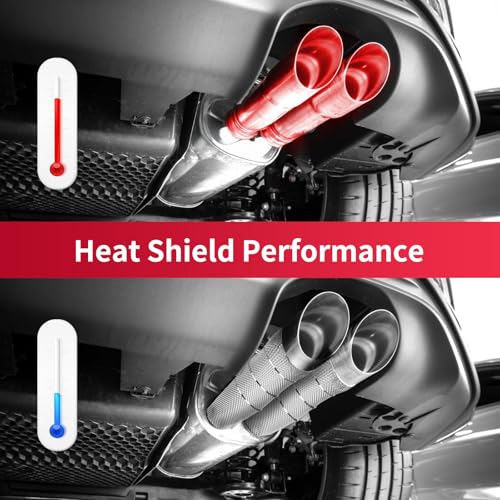 Exhaust Heat Shield, Aluminum, Automotive, 16" x 79" Roll - size: 16" x 79"