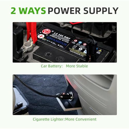 Trihelper Electric Car Jack 5 Ton Hydraulic Jack, Impact Wrench, Tire Pump - color: Black+Wrench