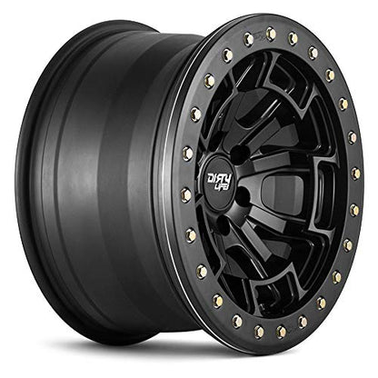 Dirty Life DT-1 Matte Black Wheel with Painted Finish (17 x 9. inches /5 x 127 mm, -12 mm Offset)