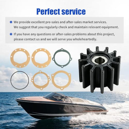 10615K-SHW 12 Blade Impeller Kit Replacement for Sherwood 10615K