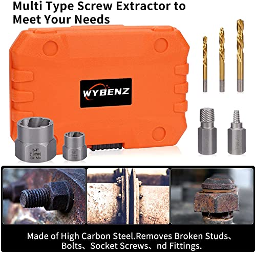 29PCS Screw Extractor Bolt Extractor Set with Left Hand Drill Bit Set - color: 29pcs