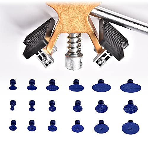 Car Paintless Dent Repair Puller Remover Kit Lifter Dint Hail Damage 18 Tab Tool Car Dent Puller Remover Objects Mover