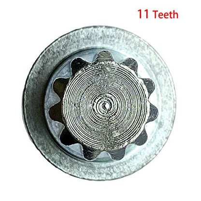 11 Splines Anti-Theft Wheel Lock Nut Key Adapter 8D0601139F001 Compatible with ABC 11 Teeth (Pointy) 1997-2007 VW Bettle Bora Golf Jetta Passat Audi A4 A6 S6 A8 TT SEAT Skoda