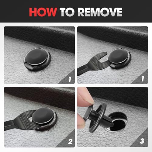 DNA Motoring 120pcs Car Push Retainer Clips Bumper Retainer Clips, Car Body Fixed Clip Bumper Fender Rivet, Auto Body Fasteners Push Retainer Kit, TOOLS-00738 - style: 120pcs