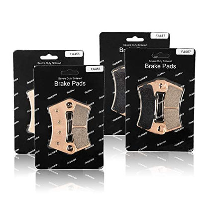 Ransoto 2203318 Sintered Brake Pads Compatible with 2015-2024 Polaris RZR 900 RZR S 900 S 1000 Replaces 1911085 1911197 2206025 2203930 Front & Rear Brake Pads 4 Set
