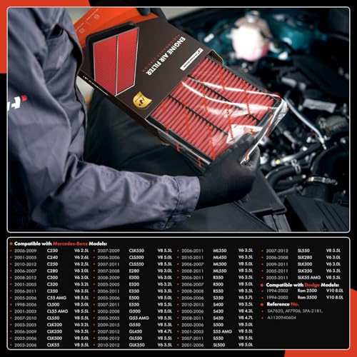 A-Premium 2-PC High-performance Pre-oiled Engine Air Filter