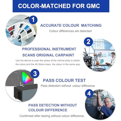 Cardinal Red G7C/WA130X Touch Up Paint for GMC OEM Color Match - color: Cardinal Red(G7C/WA130X)