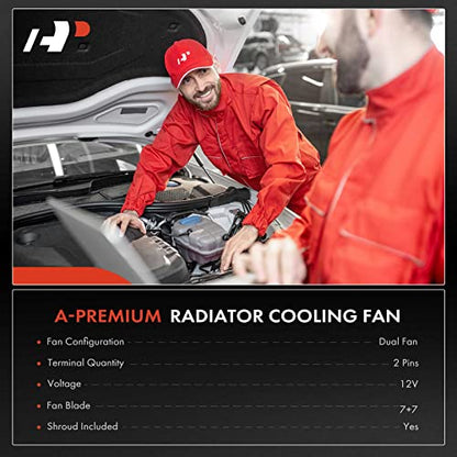 A-Premium Engine Radiator Cooling Fan Assembly