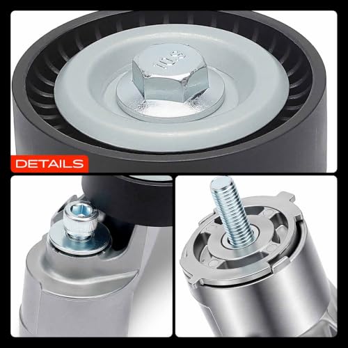 A-Premium A/C Belt Tensioner Assembly w/Pulley Compatible with Volkswagen