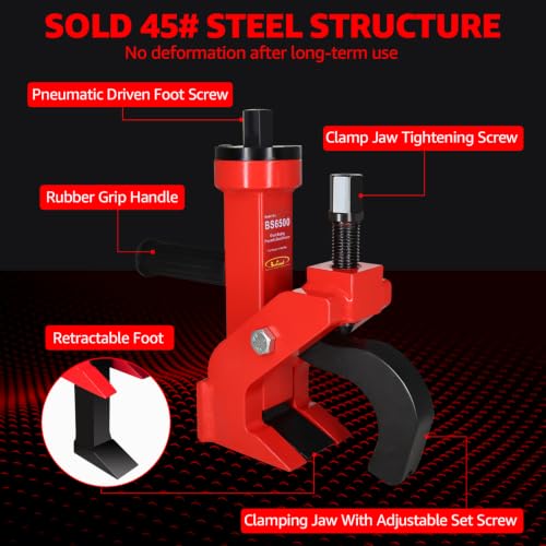BESTOOL Pneumatic Tire Bead Breaker for Trucks, Tractors, ATVs, RVs, Red - color: Red
