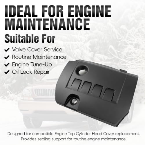 Engine Top Cover Fit for Toyota & Lexus VVT-i, Matches PN 1121237010