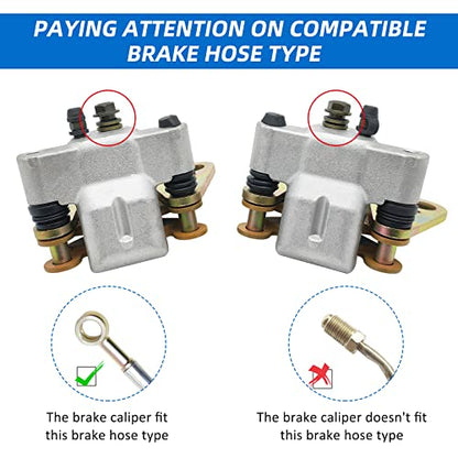 Front Left Right Brake Caliper Assembly for Polaris ATV Sportsman 400 450 500 600 700 800 500 Magnum 330 ATP 330 500 Tractor 500 6X6 1910841 1910842