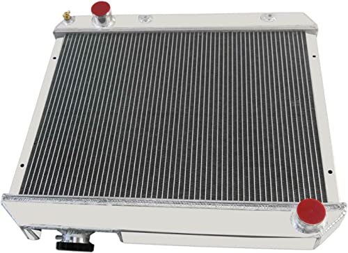 Direct Replacement for 1963-1966 1964 1965 Chevy C10 C20 C30 Pickup Truck V8 Aluminum Radiator (3-Row) (3-Row Radiator) - size: 3-Row