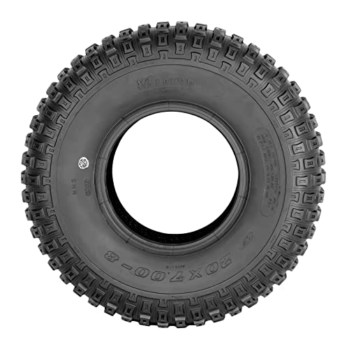 HALBERD 20x7-8 ATV Tires, Sport Quad 20x7x8 All Terrain 20x7x8 UTV ATV Tires 4PR Fits 8’’ Rims, Tubeless, Set of 2
