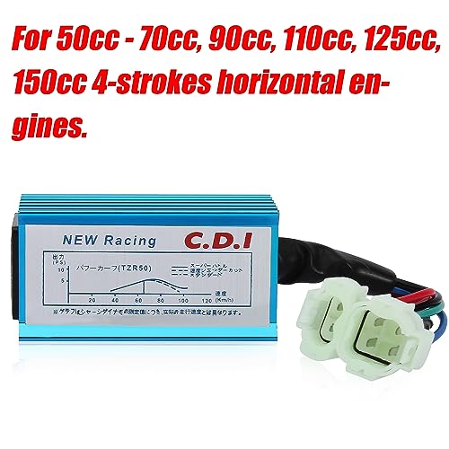 Racing 6 Pins AC CDI Box for GY6 50cc - 70cc 80cc 90cc 110cc 125cc 150cc Scooter 4-Stroke Engine ATV Go Kart Moped Quad Pit Dirt Mini Pocket Bike Chopper 6-Pin 139QMB 152QMI 157QMJ - size: 6 pin