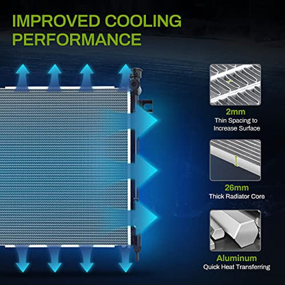 AUTOSAVER88 Radiator Compatible with 2008-2013 Jeep Liberty CU13071 - style: 08-12 Jeep Liberty