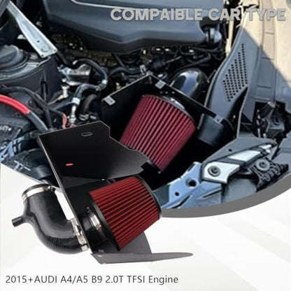 Cold Air Intake System for 2015+ Audi A4/A5 B9 2.0T TFSI Engine - size: 15+ Audi A4/A5 B9 2.0