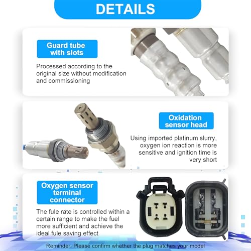 4PCS 234-5038 234-4490 Upstream & Downstream O2 Oxygen Sensor for Ford Escape 3.0L V6 2011-2012, Fusion 3.0L V6 2011-2012, F-150 3.7L V6 2011-2014 / Lincoln MKS MKT MKZ