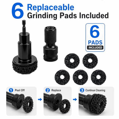 Wheel Hub Resurfacing Kit, Hub Cleaning Tool, Wheel Stud Cleaner