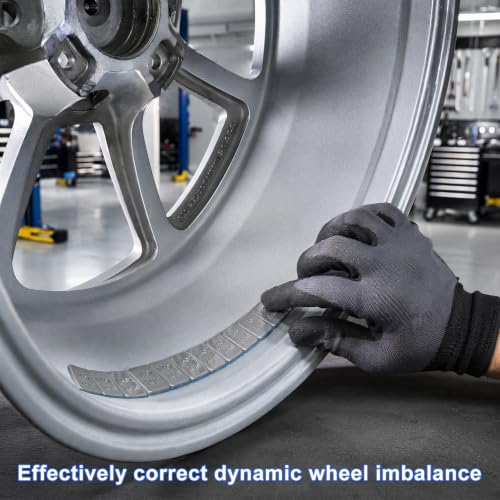 96 PCS 1/4 Oz Adhesive Backed Wheel Weights, Stick On Wheel Balancing Weight - color: 96 PCS