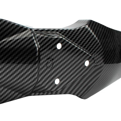 Ebike Front Rear Fender Set Mudguard Fender Protector - color: License Plate Fender Kit, size: Carbon Fiber