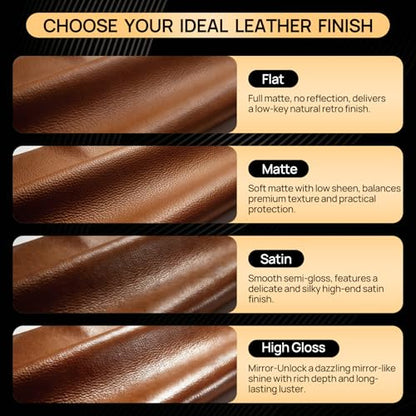 BONCART Leather Sealer Scratch-Resistant Finisher (Satin Finish) - color: Satin Finish