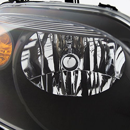 AKKON - For 2006-2011 Chevy HHR Headlights - color: Black Housing