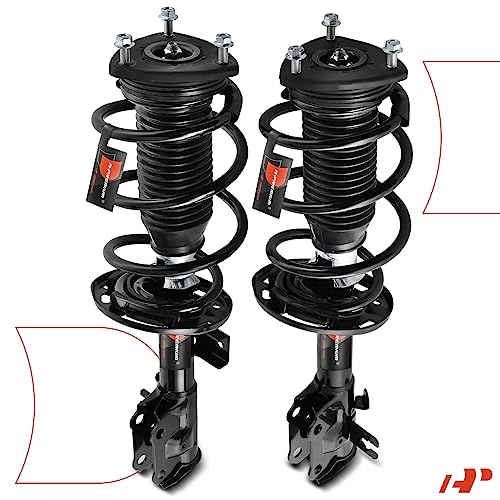 A-Premium Front Complete Strut Assemblies with Coil Springs, Set of 2 - style: Front Struts fit Mazda 3 2014-2018