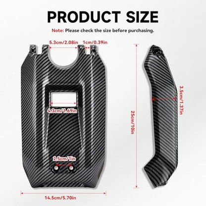 XINGWU Battery Cover for Surron Light Bee X/S Sur Ron LBX Electric Dirt Bike Battery Wrap Protector E-Bike Battery Case Replacement Carbon Fiber Style - size: Battery Cover, style: Carbon Fiber Style