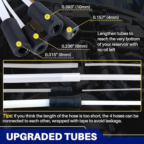 DASBET 9L Fluid Extractor Manual Oil Changer Vacuum