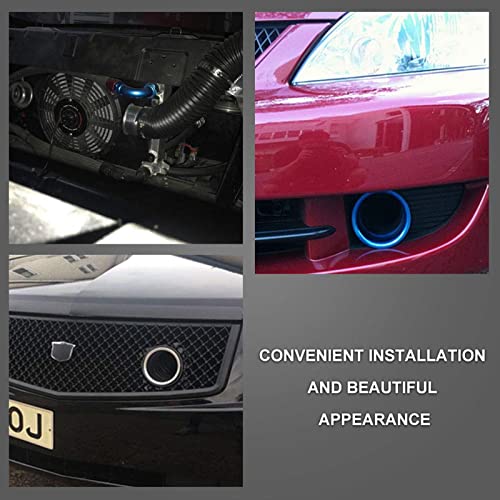 Sporacingrts Universal Multi Adjustable 77mm Flexible Cold Air Intake Pipe Inlet Hose Turbo Multi Flexible Air Intake Pipe Silver Connector Compatible with Universal Car