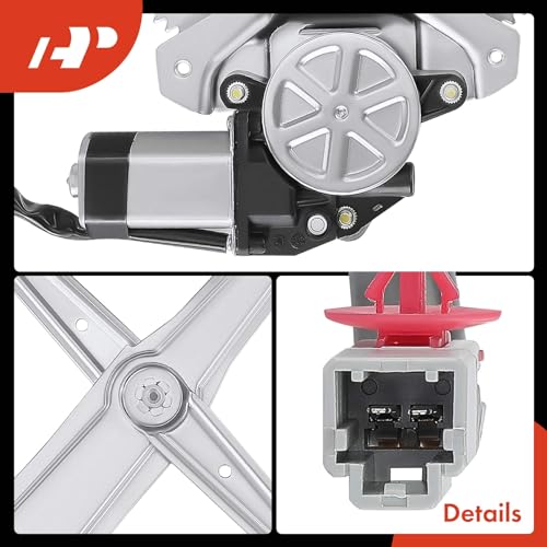 A-Premium Front Passenger Side Power Window Regulator with Motor (2-Pin) - style: Front Passenger