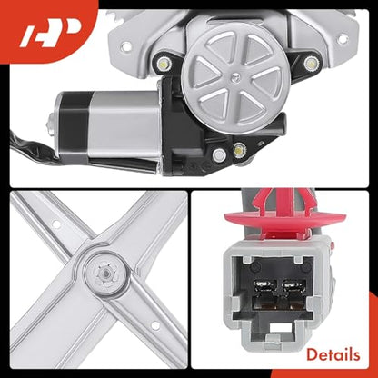 A-Premium Front Passenger Side Power Window Regulator with Motor (2-Pin) - style: Front Passenger
