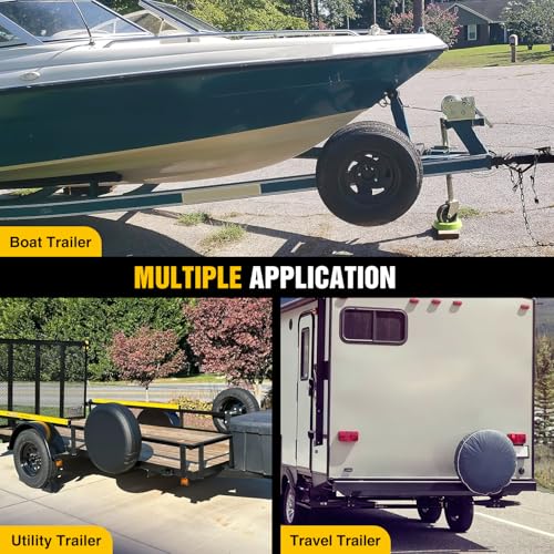 Nilight Spare Tire Carrier 3-Nuts Design Fits 4 & 5 & 6 Lugs Wheels - color: 3-Nuts Design Spare Tire Carrier