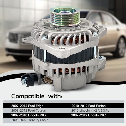 11273 Alternator 12V 150A Compatible with Ford & Lincoln & Mercury - size: Ford/Lincoln/Mercury Sable