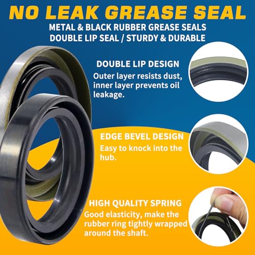 5 x 4.5'' Trailer Hub Kit for 2000lb 1'' or 1-1/16'' Straight Axle - color: 1 Set