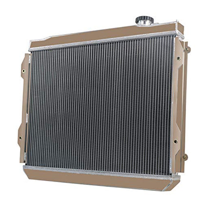 ALLOYWORKS 3 Row All Aluminum Radiator For 1995-2004 Toyota Tacoma 2.4L 2.7L 3.4L L4 V6 AT/MT