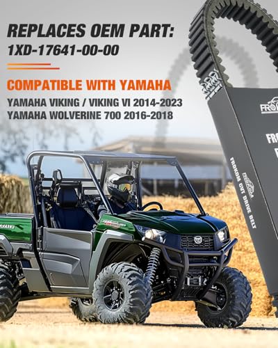Frokom Heavy Duty CVT Drive Belt Compatible with Yamaha Viking 2014-2023 and Wolverine 700 2016-2018, UTV ATV Clutch Belt Replacement for 1XD-17641-00-00