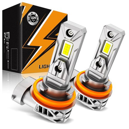 Auxbeam Q26 Series H11 H8 H9 Fog Lights White Offroad Lights 20000LM - color: White, size: H11