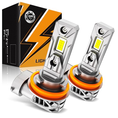Auxbeam Q26 Series H11 H8 H9 Fog Lights White Offroad Lights 20000LM - color: White, size: H11