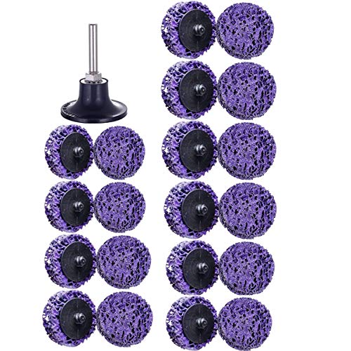 21 Pcs 2" Quick Change Easy Strip Discs, Paint Stripping Wheel for Drill,Die Grinder Attachments for Strips Paint