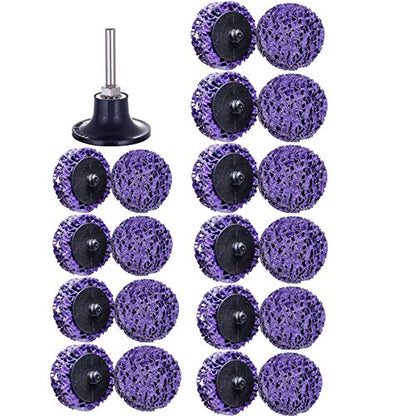 21 Pcs 2" Quick Change Easy Strip Discs, Paint Stripping Wheel for Drill,Die Grinder Attachments for Strips Paint