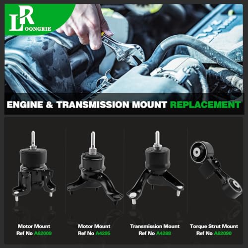 loongrie Engine Motor and Trans Mounts Compatible with Camry 2007-2011 - size: 2009-2013 Highlander 2.7L L4