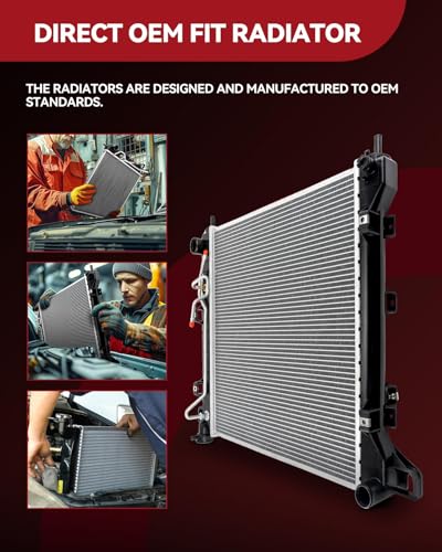CU1905 Radiator Replacement for Durango, Dakota - size: CU1905