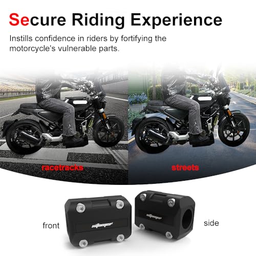 Xitomer 3 Pair 22mm/25mm/28mm Engine Guard Bumper Crash Bar Protectors