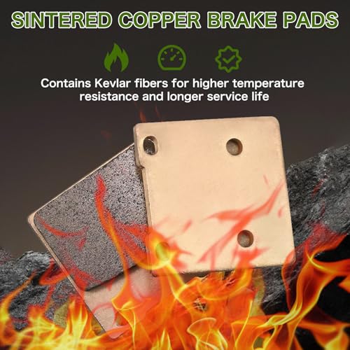 Sintered Front and Rear Brake Pads For Suzuki Hayabusa GSX1300 1999-2007 - style: Sintered Metal